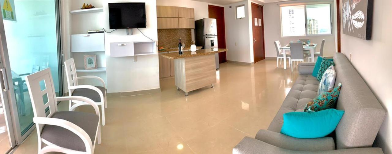 Palmetto Bocagrande Oceanfront Daire Cartagena Dış mekan fotoğraf