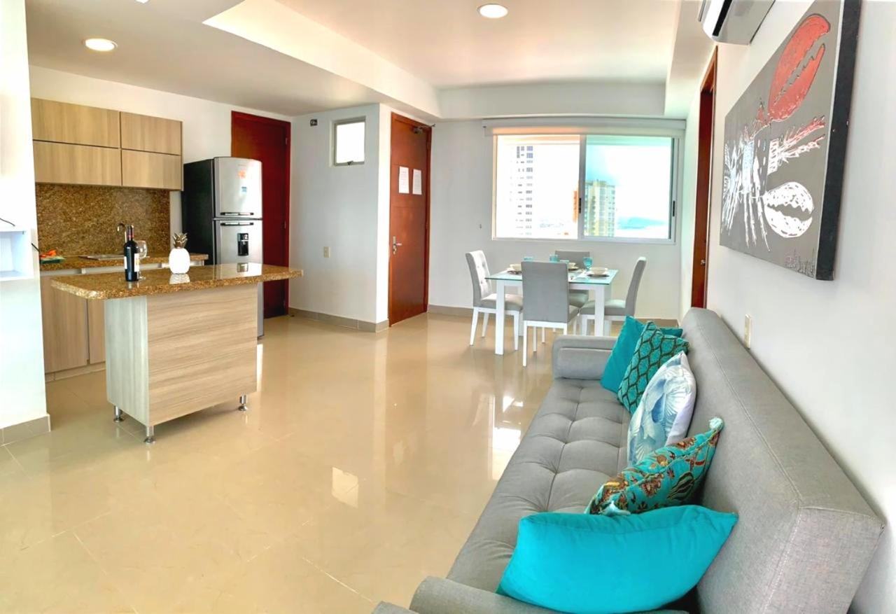 Palmetto Bocagrande Oceanfront Daire Cartagena Dış mekan fotoğraf
