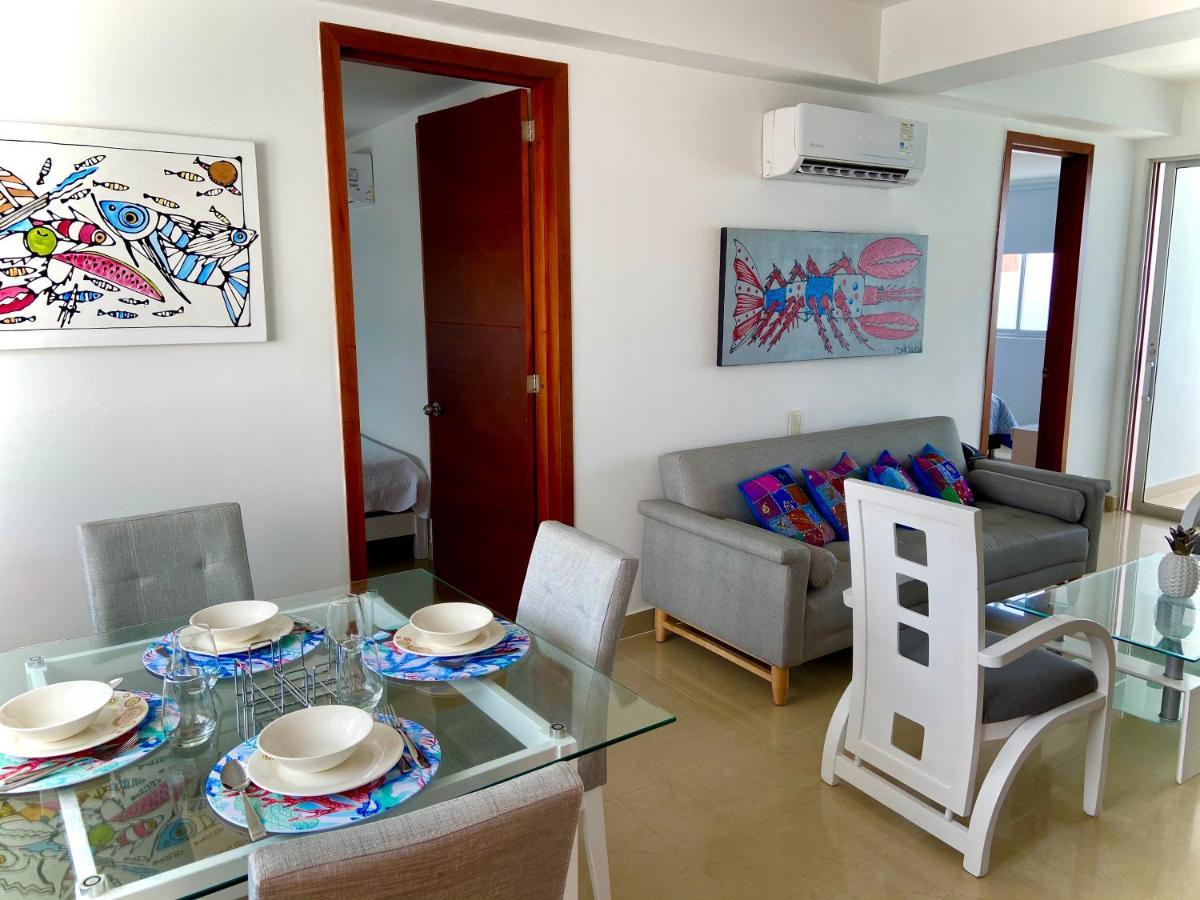 Palmetto Bocagrande Oceanfront Daire Cartagena Dış mekan fotoğraf