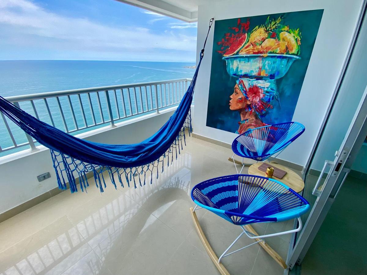 Palmetto Bocagrande Oceanfront Daire Cartagena Dış mekan fotoğraf