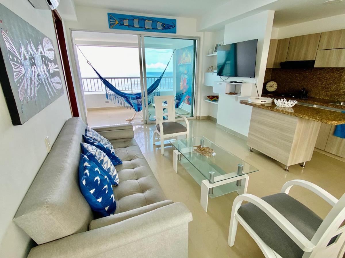 Palmetto Bocagrande Oceanfront Daire Cartagena Dış mekan fotoğraf