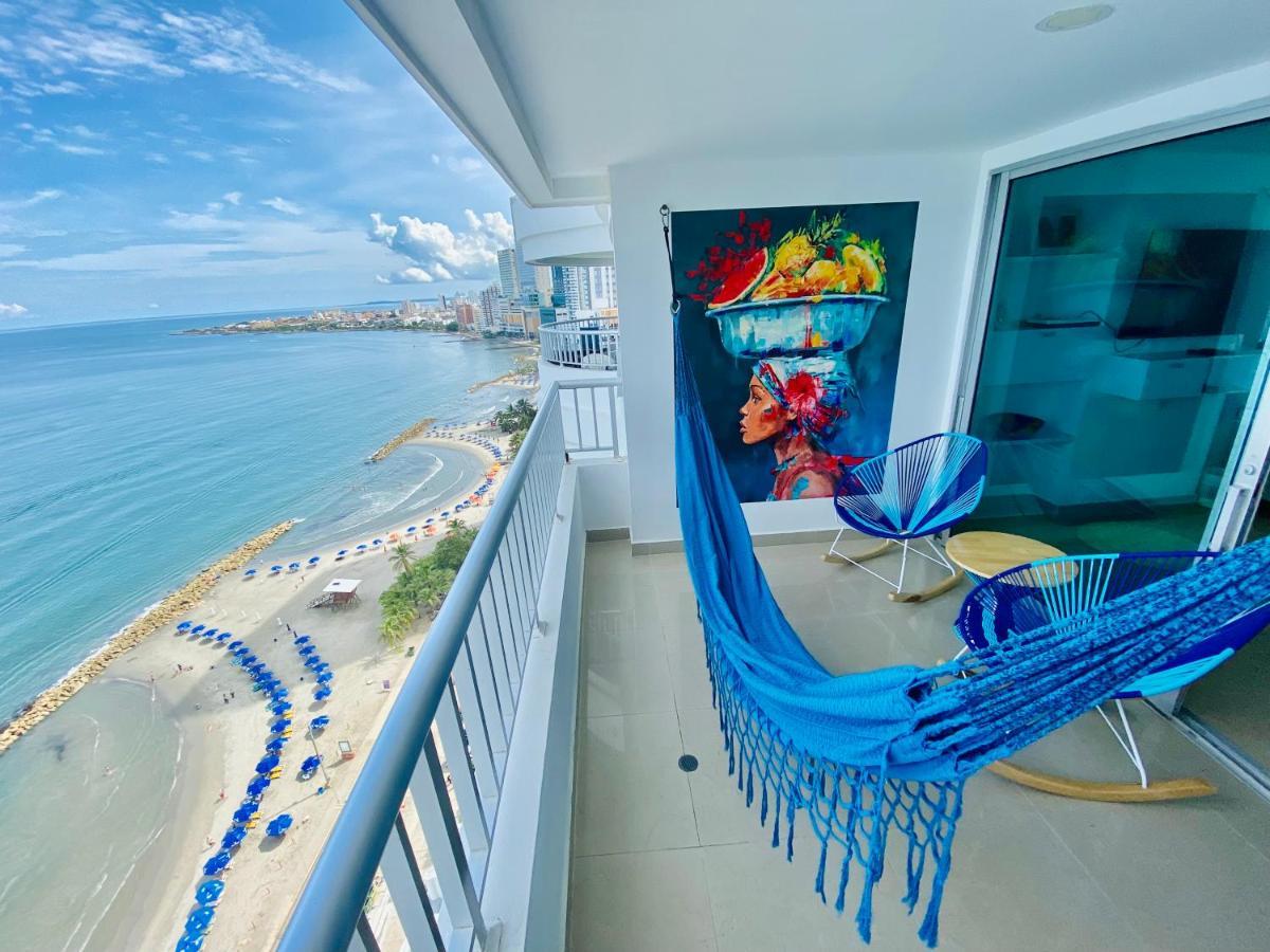 Palmetto Bocagrande Oceanfront Daire Cartagena Dış mekan fotoğraf