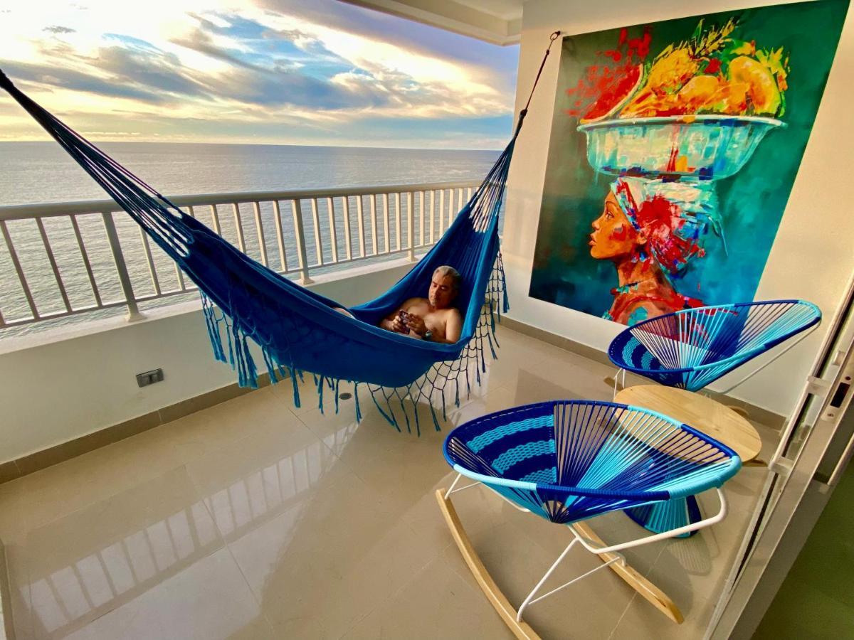 Palmetto Bocagrande Oceanfront Daire Cartagena Dış mekan fotoğraf